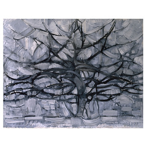 Gray Tree - 피에트 몬드리안 / 추상화그림 (인테리어액자)