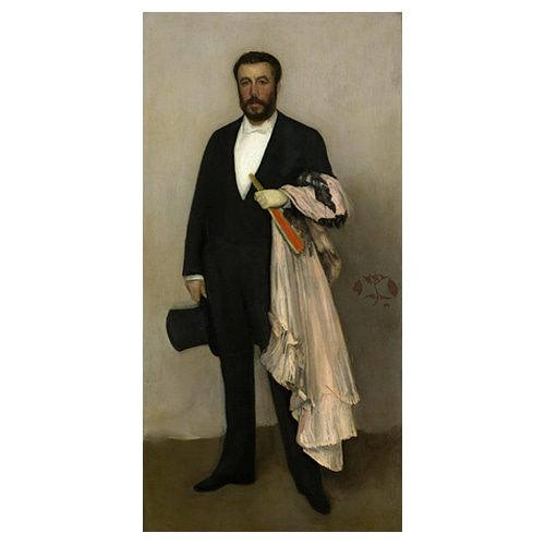 Portrait of Theodore Duret - 제임스 휘슬러 / 인테리어그림 (수입원목액자)